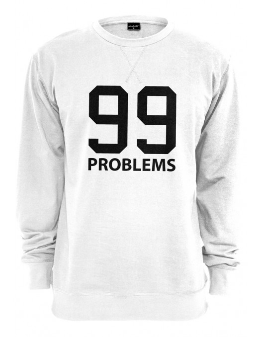99 Problems Crewneck white