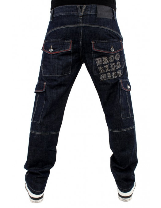 Brooklyn Mint Grip Cargo Denim Jeans