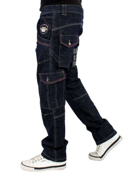 Brooklyn Mint Grip Cargo Denim Jeans