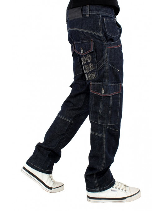 Brooklyn Mint Grip Cargo Denim Jeans