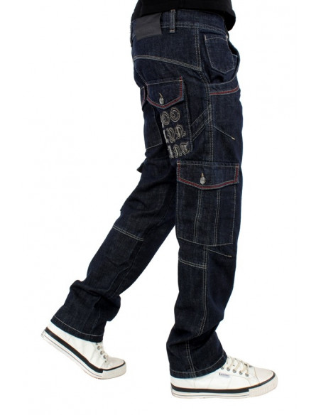 Brooklyn Mint Grip Cargo Denim Jeans