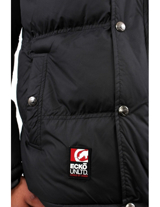 Ecko Unltd Winter Jacket Hooded Black