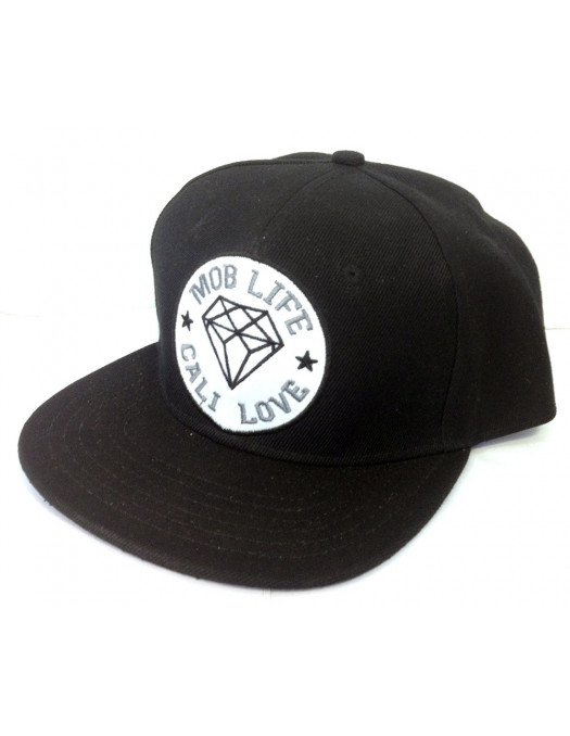 Mob Inc Laces Black White Cap
