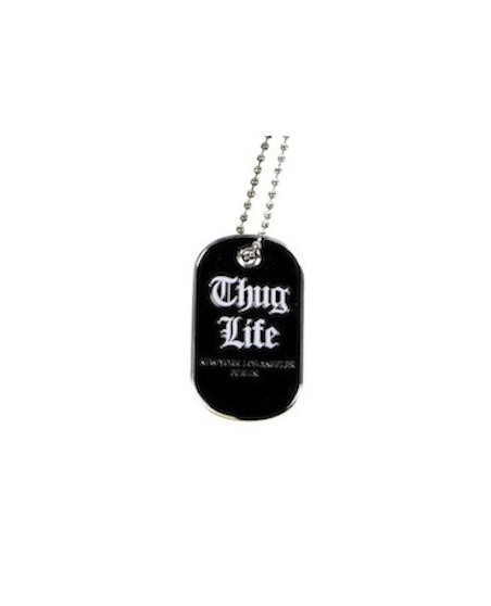 thug life halskæde plate