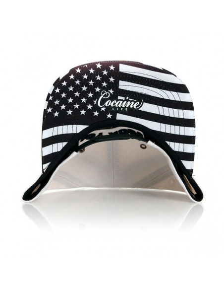 Cocaine Life Stars White snapback