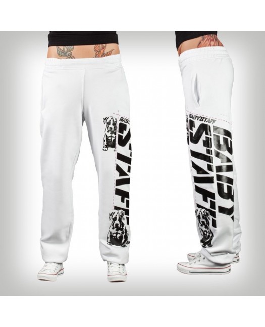 Amstaff Girls Sweatpants Dog White