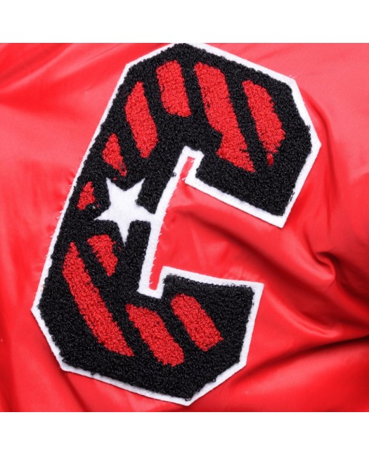 Raw Blue Ragglin Varsity Jacket Nylon...