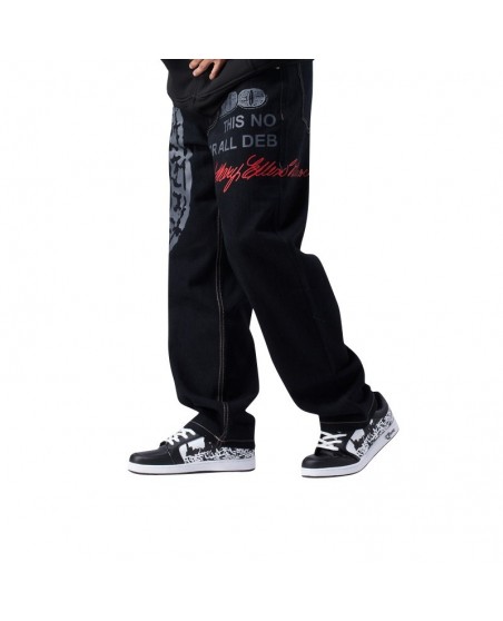 Hustle Or Die Dark Baggy Jeans