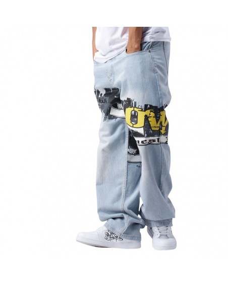 The Skyline Bright Baggy Jeans