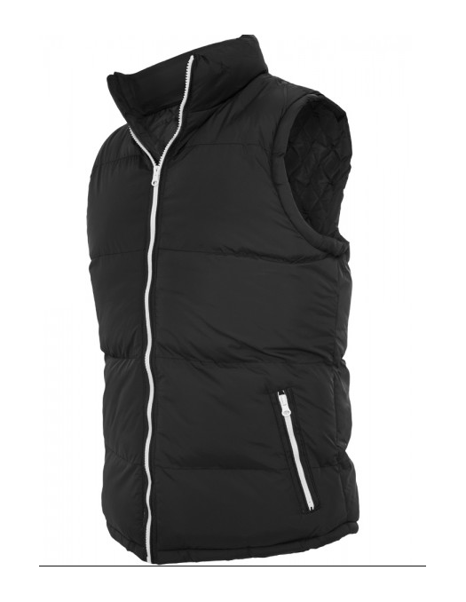 Urban Contrast Bubble Vest blk wht