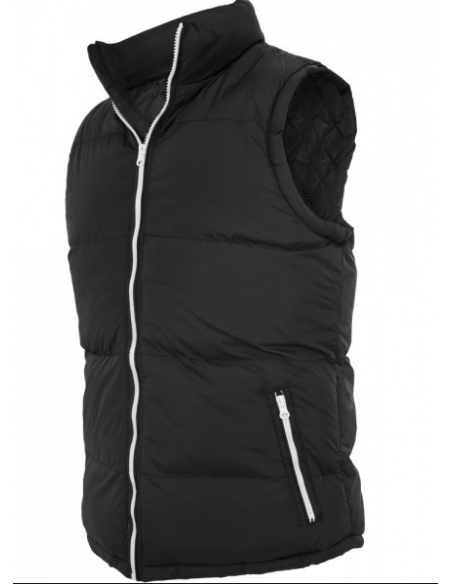 Urban Contrast Bubble Vest blk wht