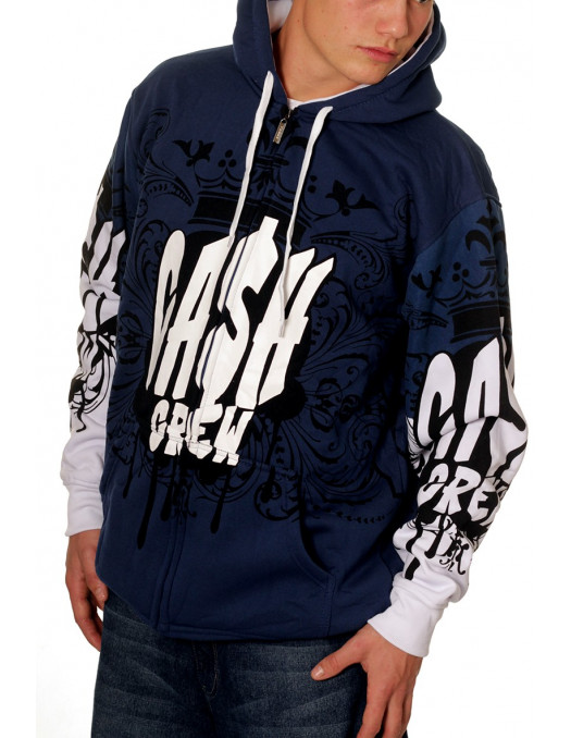 Cash Crew Royal Zip Hoody Townz Brand