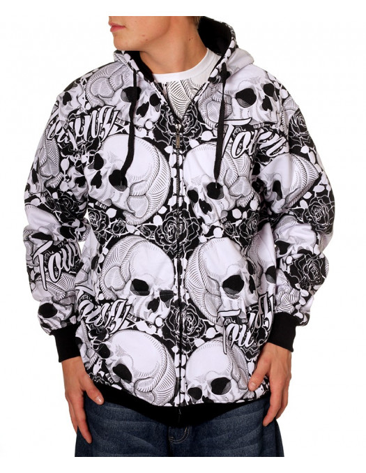 Townz Skulls Deep Zip hoody