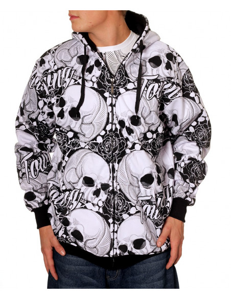 Townz Skulls Deep Zip hoody