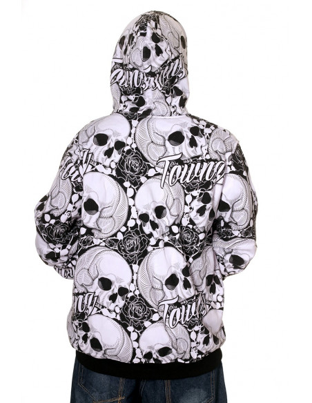 Townz Skulls Deep Zip hoody