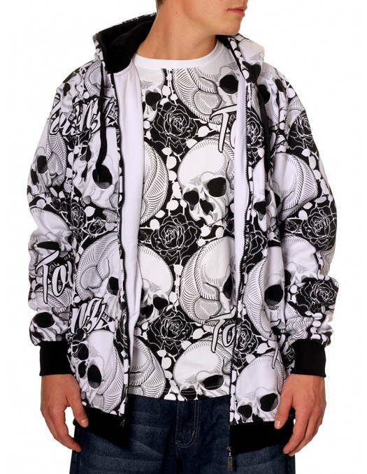 Townz Skulls Deep Zip hoody