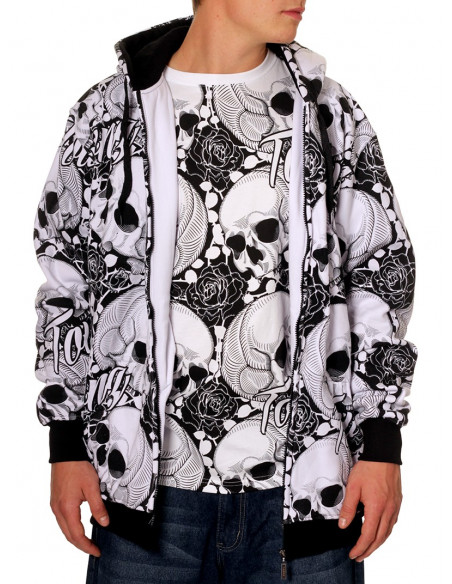 Townz Skulls Deep Zip hoody