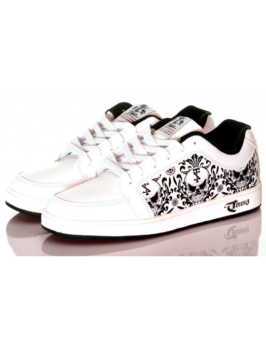Skull Hi Townz White