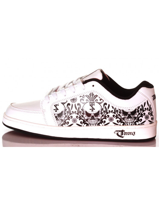 Skull Hi Townz White