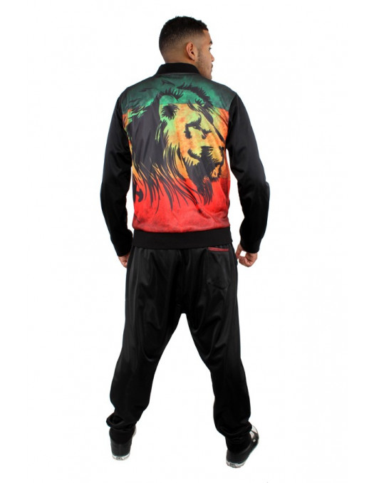 Rasta Drop Crotch Tracksuit