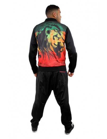 Rasta Drop Crotch Tracksuit