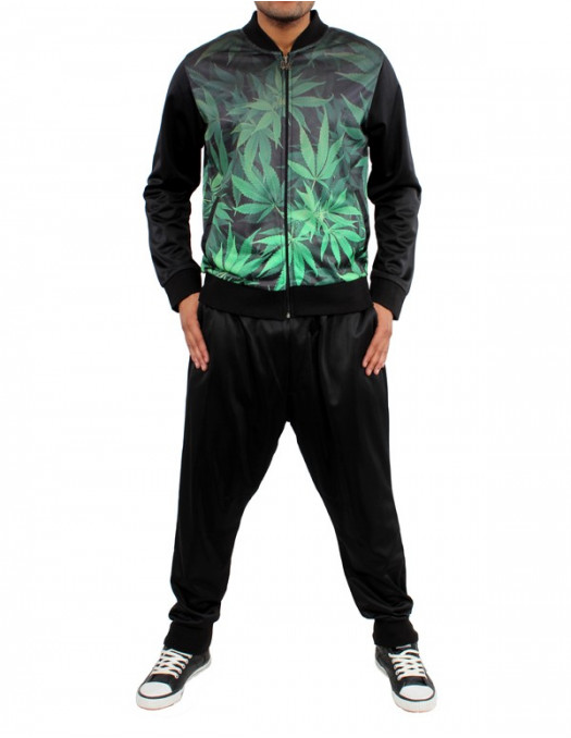 Weed Drop Crotch Tracksuit