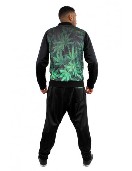 Weed Drop Crotch Tracksuit