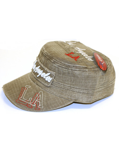 LA Vintage Fashion Cap/Light Brown