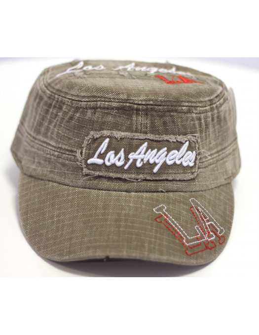 LA Vintage Fashion Cap/Light Brown