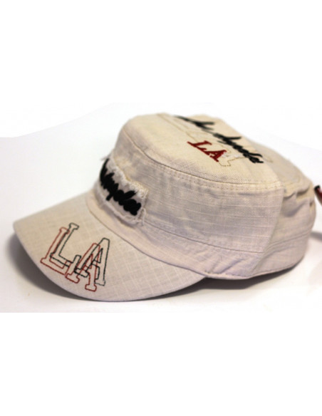 LA Vintage Fashion Cap/ Beige