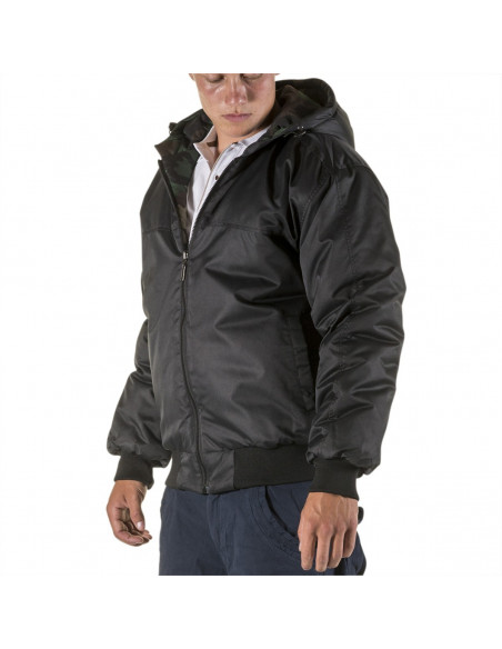 Townz Winter Jacket Black Camo