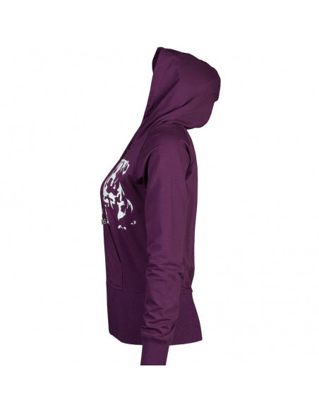 Amstaff Girl Zip hoody Purple