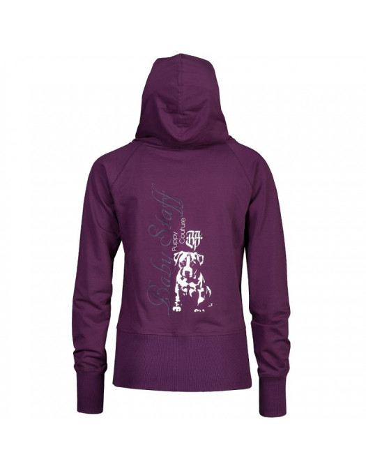 Amstaff Girl Zip hoody Purple