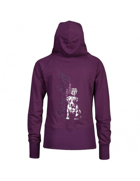 Amstaff Girl Zip hoody Purple