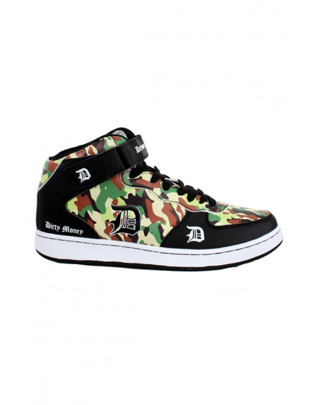 Dirty Money Camo Sneakers