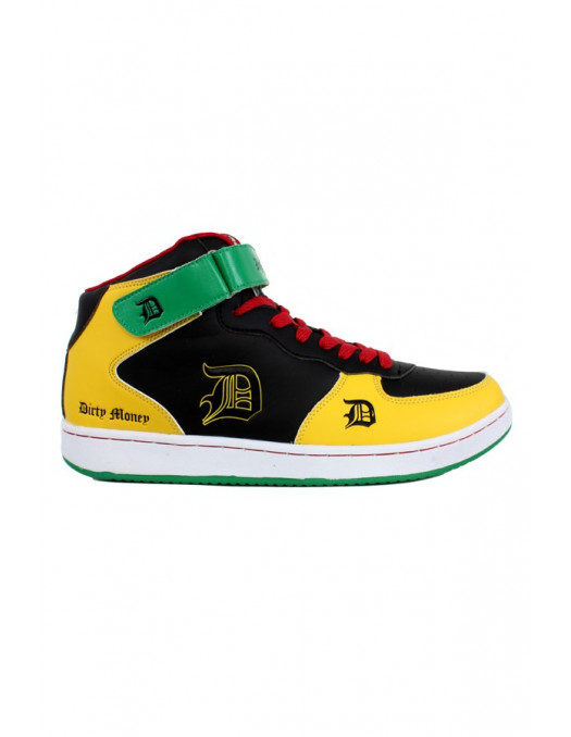 Dirty Money Rasta Sneakers