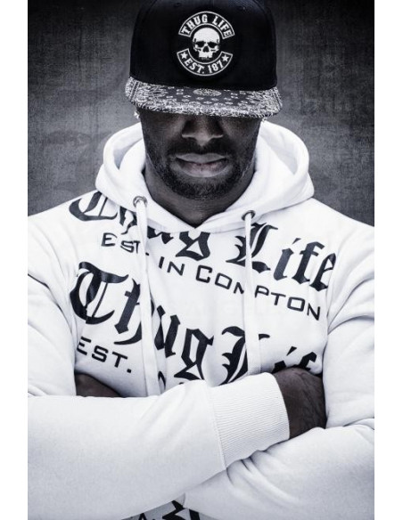 Thug Life Skull Paisley Cap