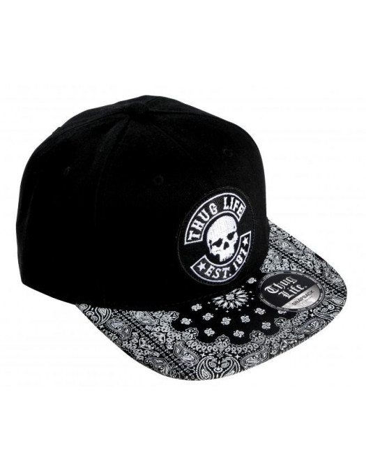 Thug Life Skull Paisley Cap