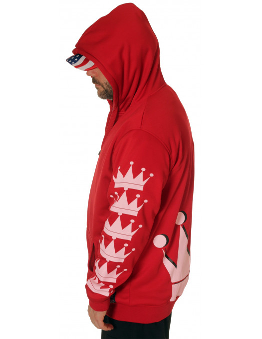 Crown Bronx Hoodie Red by BSAT