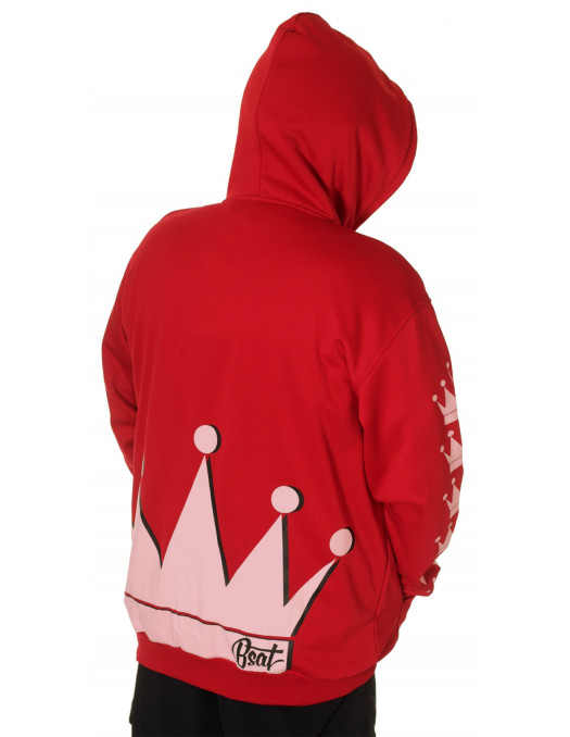 Crown Bronx Hoodie Red by BSAT