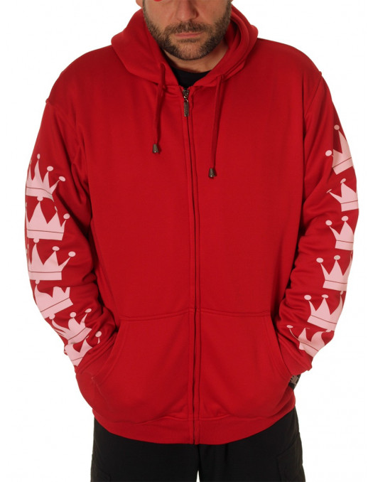 Crown Bronx Hoodie Red by BSAT
