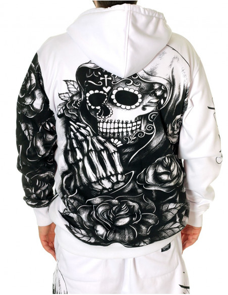Praying Skull Hoodie by BSAT