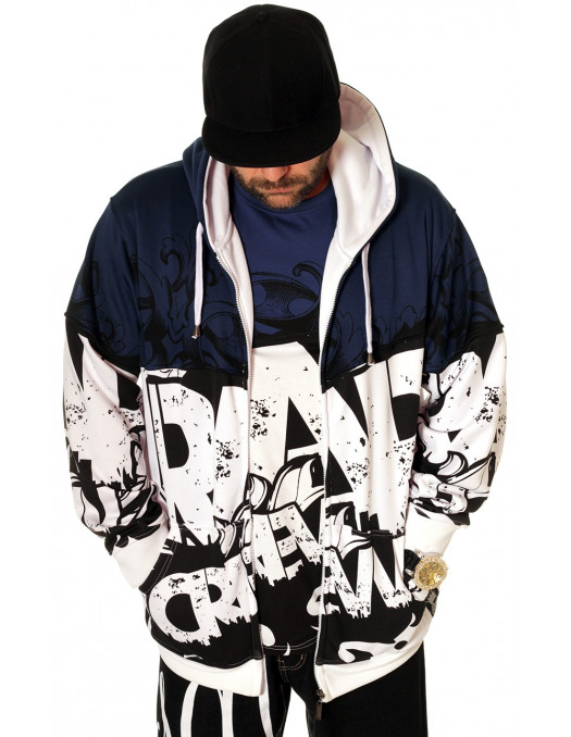 RAP CREW Hoodie Royal  by BSAT