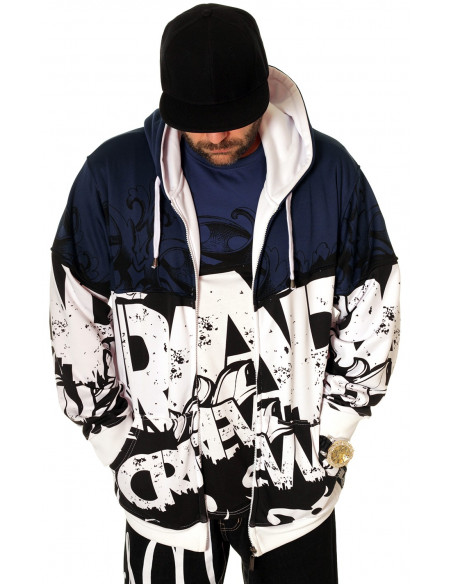 RAP CREW Hoodie Royal  by BSAT