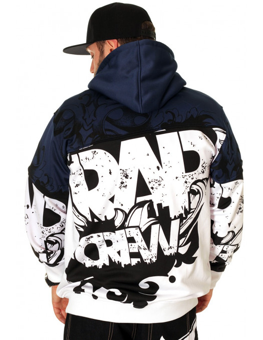 RAP CREW Hoodie Royal  by BSAT