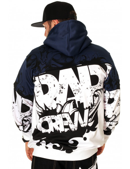 RAP CREW Hoodie Royal  by BSAT