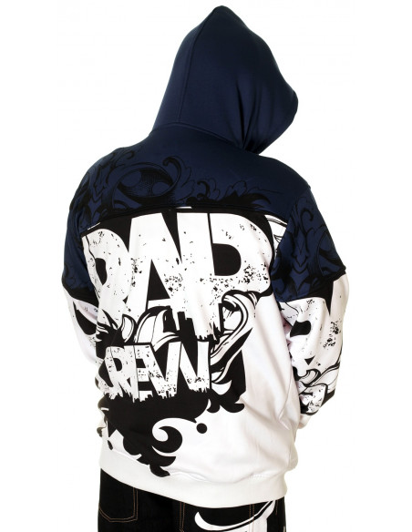 RAP CREW Hoodie Royal  by BSAT