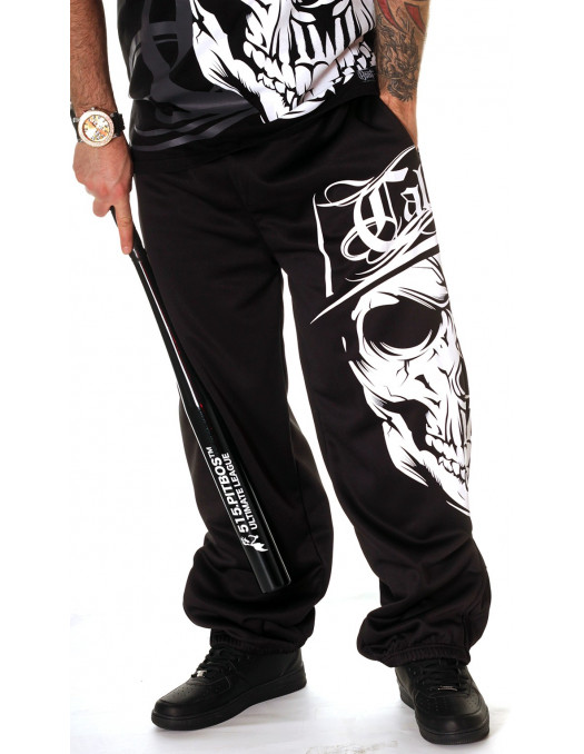 Cali Skull Sweatpants Black