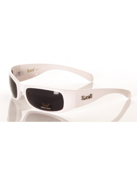 LOCS Solbriller White Slim