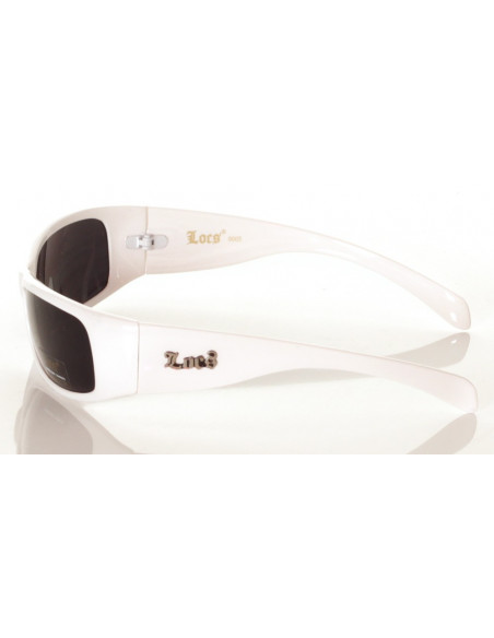 LOCS Solbriller White Slim